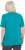 Ulla Popken Essential Notch Neck Stretch Tee Teal - Tričká - 