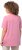 Ulla Popken Essential Notch Neck Stretch Tee Light Pink - Tričká - 