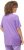Ulla Popken Essential Notch Neck Stretch Tee Pale Lilac - Tričká - 