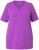 Ulla Popken Essential Notch Neck Stretch Tee Purple - Tričká - 