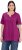 Ulla Popken Essential Notch Neck Stretch Tee Berry - Tričká - 