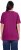 Ulla Popken Essential Notch Neck Stretch Tee Berry - Tričká - 
