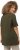 Ulla Popken Essential Square Neck Stretch Tee Forest Green - Tričká - 