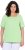 Ulla Popken Essential Square Neck Stretch Tee Light Green - Tričká - 