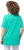 Ulla Popken Essential Square Neck Stretch Tee Turquoise Green - Tričká - 