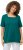 Ulla Popken Essential Square Neck Stretch Tee Emerald - Tričká - 