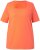 Ulla Popken Essential Square Neck Stretch Tee Coral Pink - Tričká - 