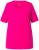 Ulla Popken Essential Square Neck Stretch Tee Magenta Pink - Tričká - 