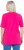 Ulla Popken Essential Square Neck Stretch Tee Magenta Pink - Tričká - 