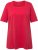 Ulla Popken Essential Square Neck Stretch Tee Dark Pink - Tričká - 