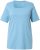 Ulla Popken Essential Square Neck Stretch Tee Light Teal - Tričká - 