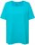 Ulla Popken Essential Square Neck Stretch Tee Deep Aqua - Tričká - 