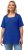 Ulla Popken Essential Square Neck Stretch Tee Cobalt Blue - Tričká - 