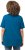 Ulla Popken Essential Square Neck Stretch Tee Medium Blue - Tričká - 