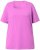 Ulla Popken Essential Square Neck Stretch Tee Cool Pink - Tričká - 