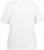 Ulla Popken Double Layer Rounded V-Neck Slim Fit Tee Snow White - Tričká - 