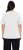 Ulla Popken Double Layer Rounded V-Neck Slim Fit Tee Snow White - Tričká - 
