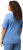 Ulla Popken Double Layer Rounded V-Neck Slim Fit Tee Cloud Blue - Tričká - 