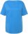 Ulla Popken Double Layer Rounded V-Neck Slim Fit Tee Sky Blue - Tričká - 