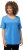 Ulla Popken Double Layer Rounded V-Neck Slim Fit Tee Sky Blue - Tričká - 