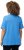Ulla Popken Double Layer Rounded V-Neck Slim Fit Tee Sky Blue - Tričká - 