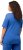 Ulla Popken Double Layer Rounded V-Neck Slim Fit Tee Blue - Tričká - 