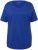 Ulla Popken Double Layer Rounded V-Neck Slim Fit Tee Cobalt Blue - Tričká - 