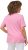 Ulla Popken Double Layer Rounded V-Neck Slim Fit Tee Light Pink - Tričká - 