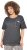 Ulla Popken Cold Dye Ruffle Edge Pocket Tee Graphite Grey - Tričká - 