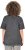 Ulla Popken Cold Dye Ruffle Edge Pocket Tee Graphite Grey - Tričká - 