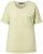 Ulla Popken Cold Dye Ruffle Edge Pocket Tee Pistachio - Tričká - 