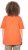 Ulla Popken Cold Dye Ruffle Edge Pocket Tee Coral Pink - Tričká - 