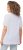 Ulla Popken Textured Striped Short Sleeve Tee Snow White - Tričká - 