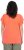 Ulla Popken Wing Sleeve V-Neck Tee Coral Pink - Tričká - 
