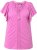 Ulla Popken Wing Sleeve V-Neck Tee Cool Pink - Tričká - 