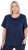 Ulla Popken UPF 50 Quick Drying Tee Navy - Tričká - 