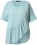 Ulla Popken Asymmetric Flounce Panel Short Sleeve Tee Light Moss Green - Tričká - 