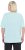 Ulla Popken Antibacterial Short Sleeve Draped Tee Light Turquiose - Tričká - 