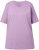 Ulla Popken Basic Round Neck Short Sleeve Relaxed Fit T-Shirt Lavender Pink - Tričká - 