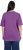 Ulla Popken Basic Round Neck Short Sleeve Relaxed Fit T-Shirt Purple - Tričká - 