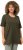Ulla Popken Essential Round Neck Stretch Tee Forest Green - Tričká - 