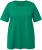 Ulla Popken Essential Round Neck Stretch Tee Emerald Green - Tričká - 