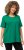 Ulla Popken Essential Round Neck Stretch Tee Emerald Green - Tričká - 