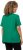Ulla Popken Essential Round Neck Stretch Tee Emerald Green - Tričká - 