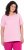Ulla Popken Essential Round Neck Stretch Tee Pink - Tričká - 