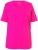 Ulla Popken Essential Round Neck Stretch Tee Magenta Pink - Tričká - 