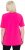 Ulla Popken Essential Round Neck Stretch Tee Magenta Pink - Tričká - 