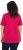 Ulla Popken Essential Round Neck Stretch Tee Dark Raspberry - Tričká - 