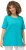 Ulla Popken Essential Round Neck Stretch Tee Deep Aqua - Tričká - 