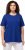 Ulla Popken Essential Round Neck Stretch Tee Cobalt Blue - Tričká - 